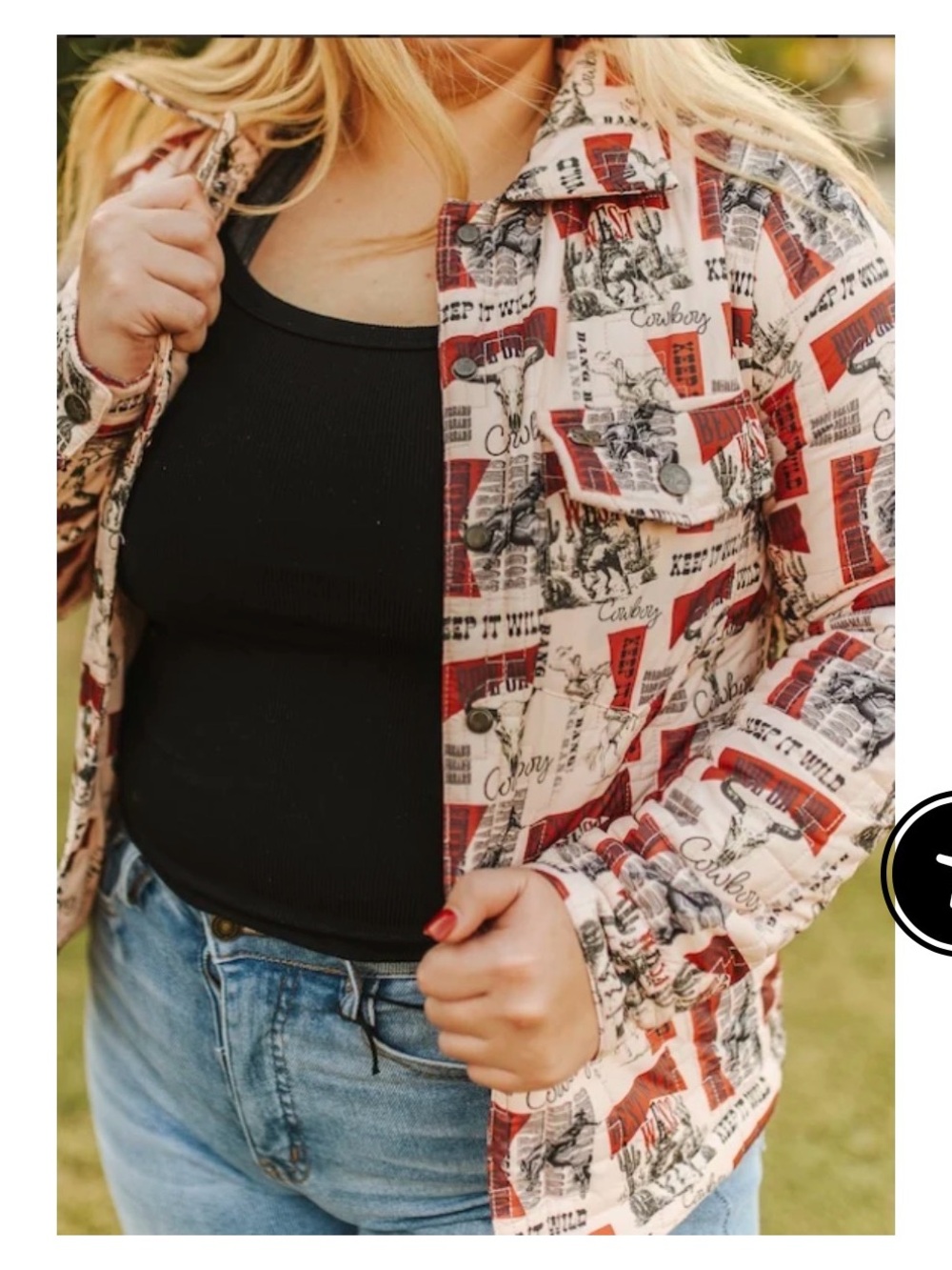 Lucky & Blessed western jacket